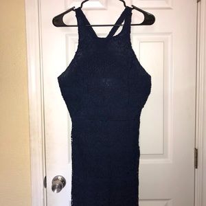 DARK BLUE HOLLISTER DRESS